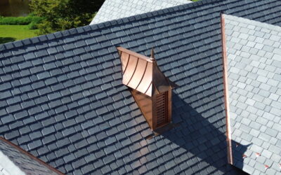 Timeless Tudor Design with Custom Copper Dormers and DaVinci Slate
